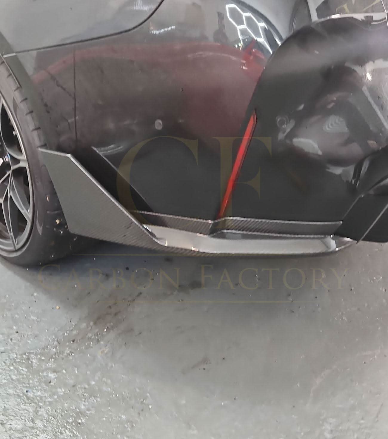 MP Style Pre-Preg Carbon Fibre Rear Bumper Spats for BMW G82 G83 M4 21-Present - Carbon Factory