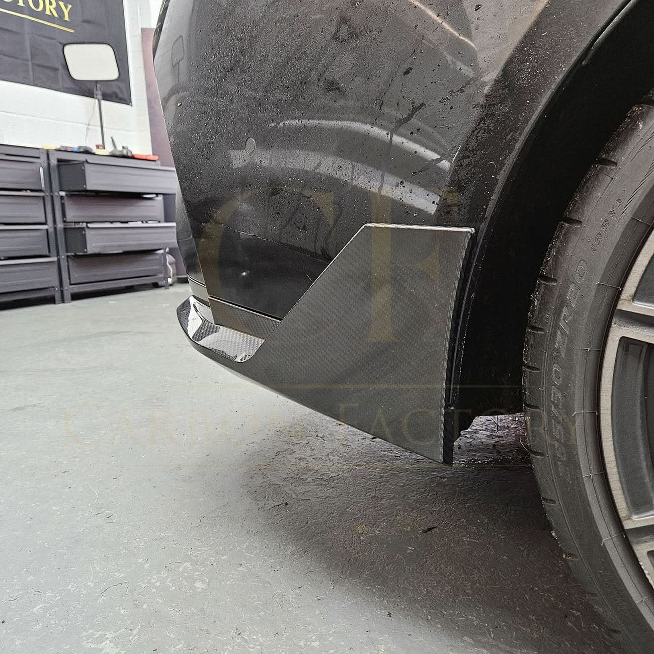 MP Style Pre-Preg Carbon Fibre Rear Bumper Spats for BMW G82 G83 M4 21-Present - Carbon Factory