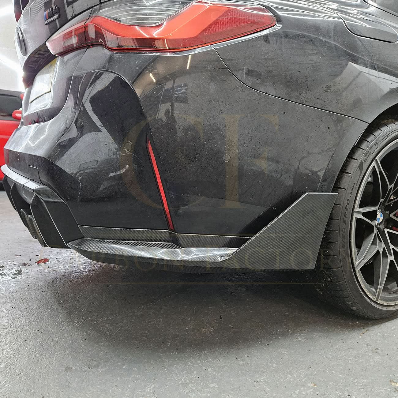 MP Style Pre-Preg Carbon Fibre Rear Bumper Spats for BMW G82 G83 M4 21-Present - Carbon Factory