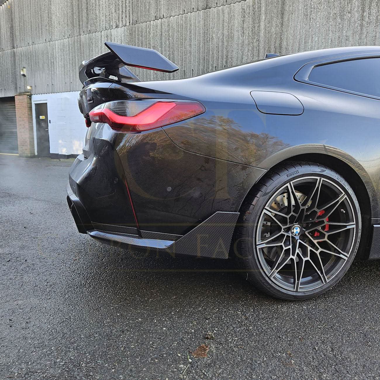 MP Style Pre-Preg Carbon Fibre Rear Bumper Spats for BMW G82 G83 M4 21-Present - Carbon Factory