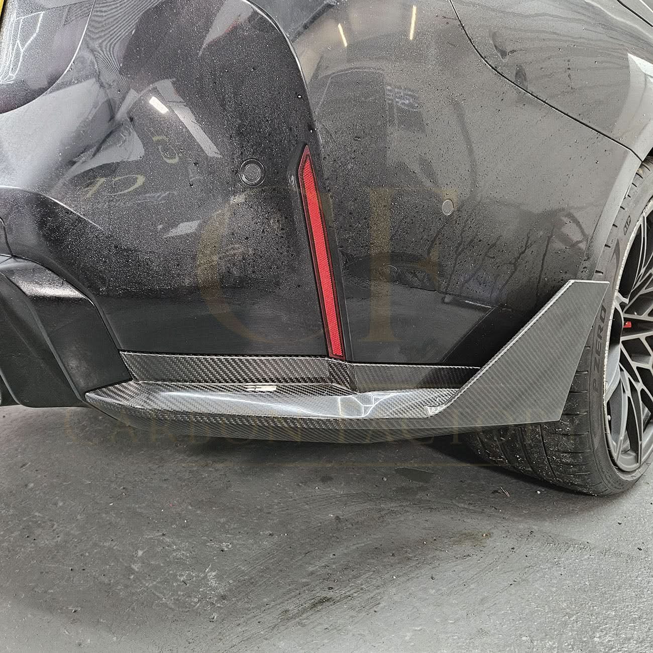 MP Style Pre-Preg Carbon Fibre Rear Bumper Spats for BMW G82 G83 M4 21-Present - Carbon Factory