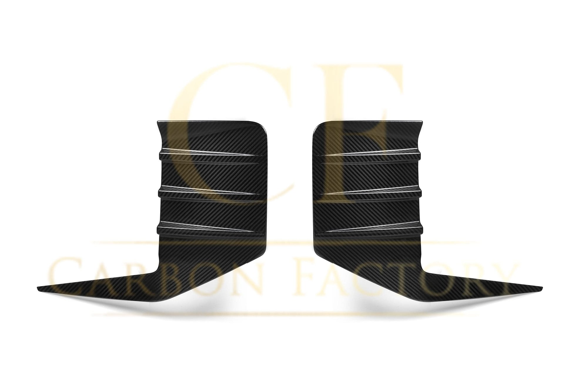 MP Style Pre-Preg Carbon Fibre Rear Bumper Trims for BMW G87 M2 23-Present - Carbon Factory