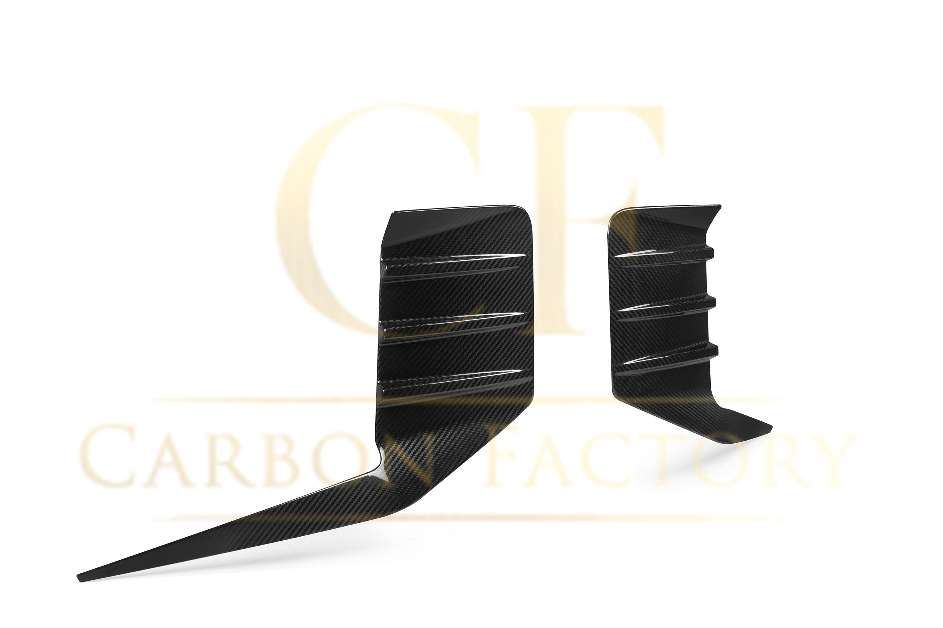 MP Style Pre-Preg Carbon Fibre Rear Bumper Trims for BMW G87 M2 23-Present - Carbon Factory