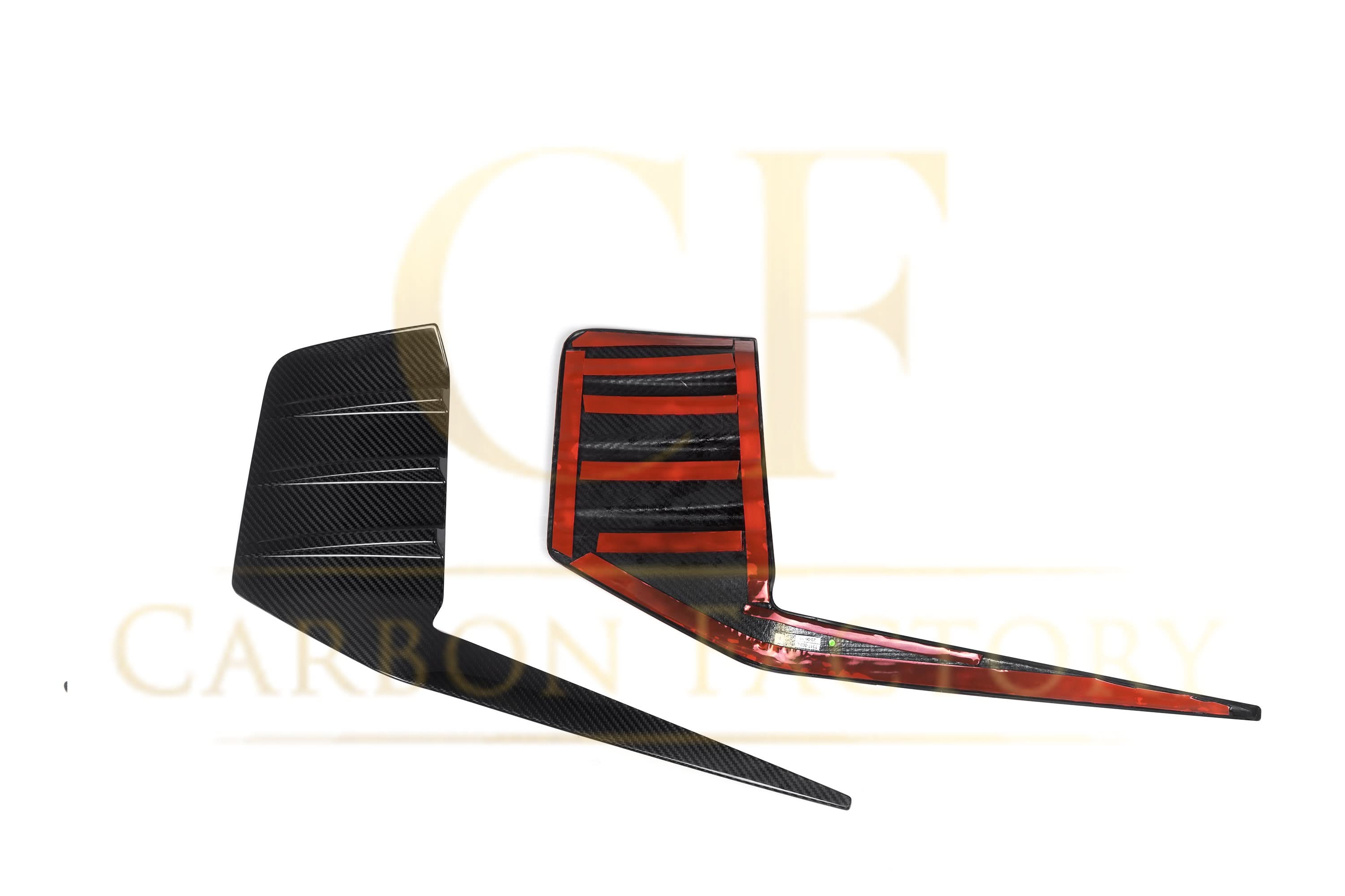 MP Style Pre-Preg Carbon Fibre Rear Bumper Trims for BMW G87 M2 23-Present - Carbon Factory