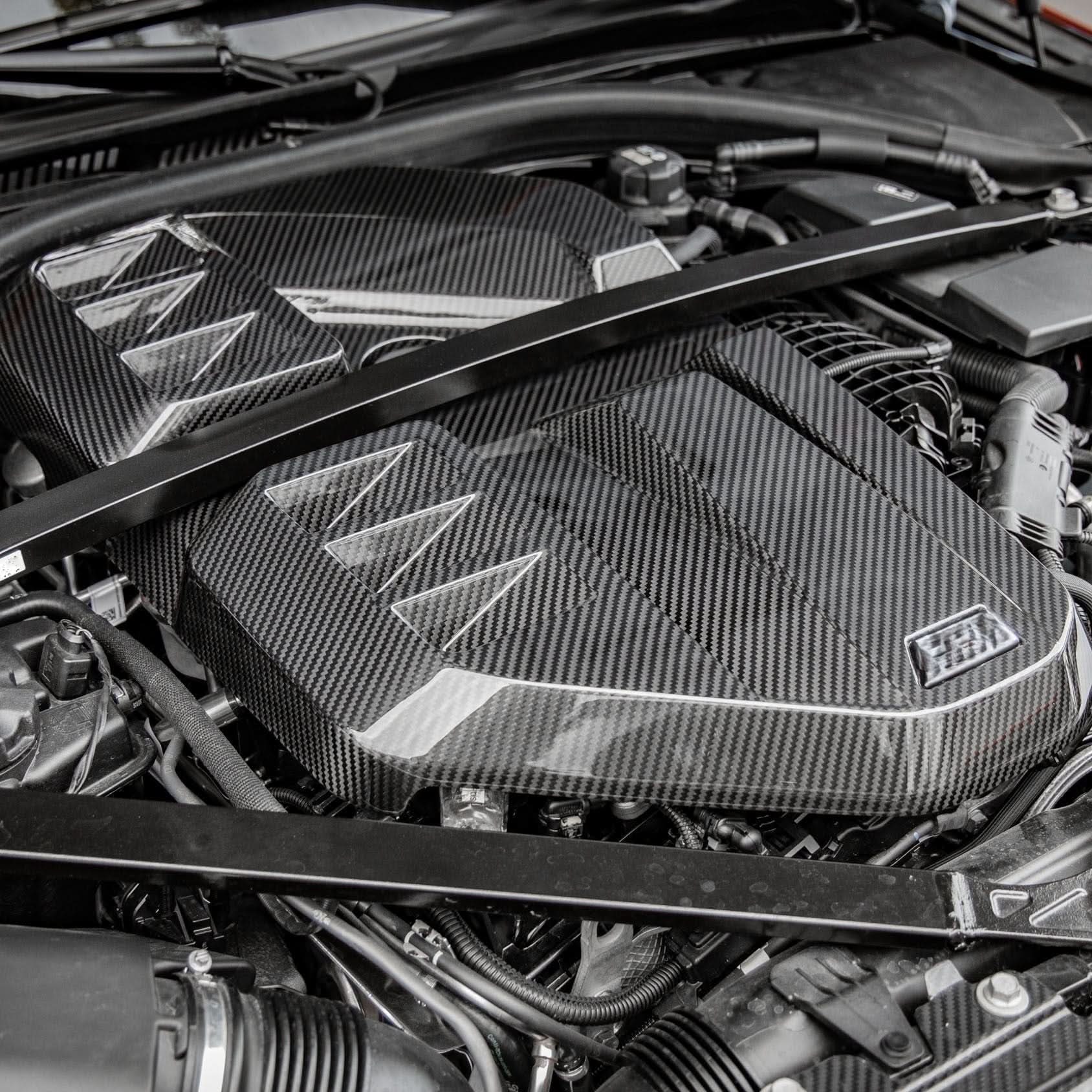 OEM Style Pre-Preg Carbon Fibre Engine Cover for BMW G87 M2 G8X M3 M4 21-Present - Carbon Factory