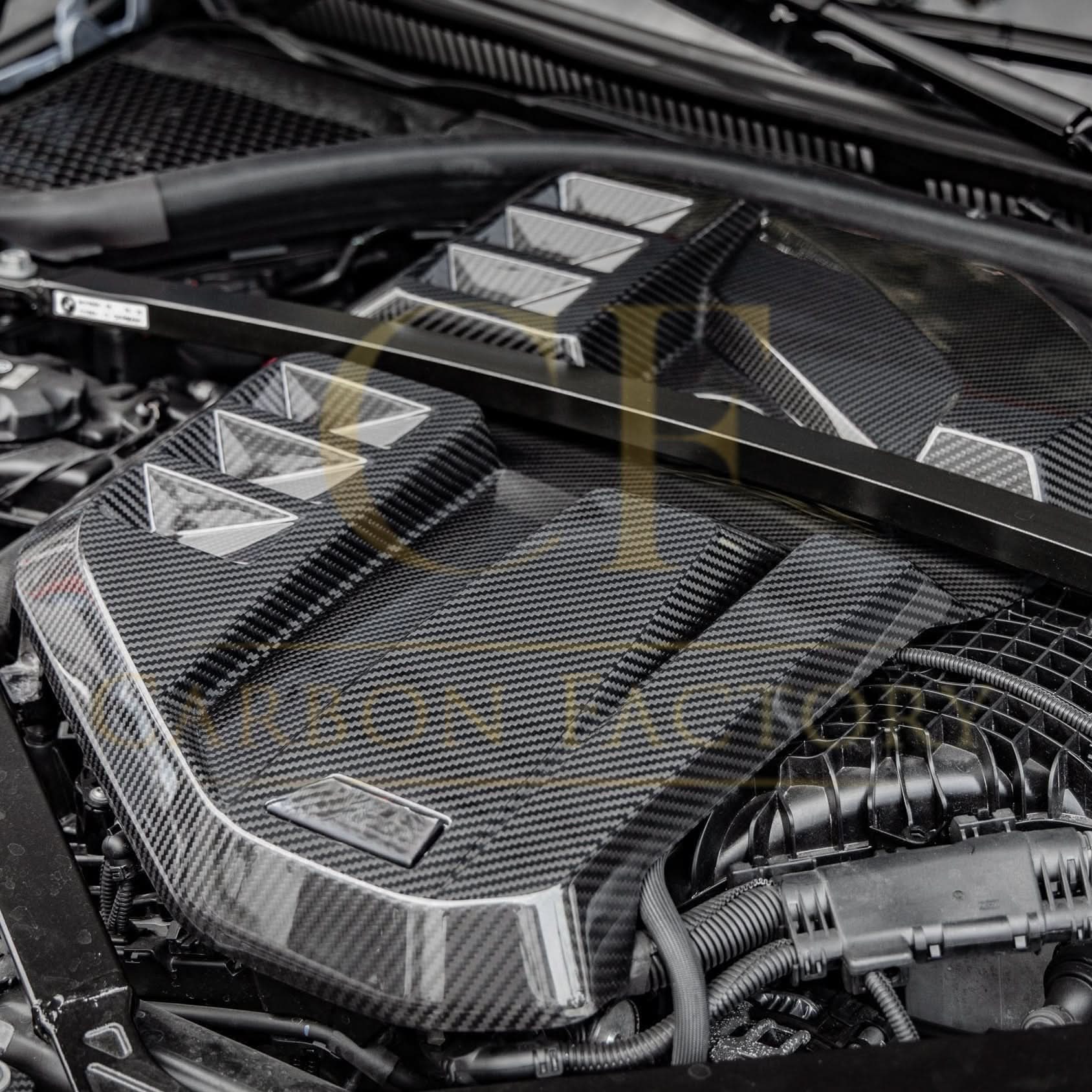 OEM Style Pre-Preg Carbon Fibre Engine Cover for BMW G87 M2 G8X M3 M4 21-Present - Carbon Factory
