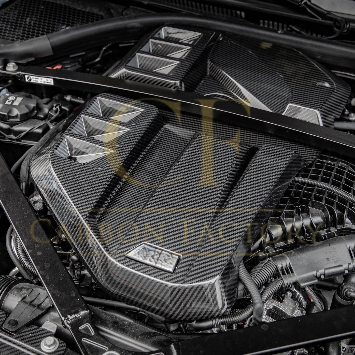 OEM Style Pre-Preg Carbon Fibre Engine Cover for BMW G87 M2 G8X M3 M4 21-Present - Carbon Factory