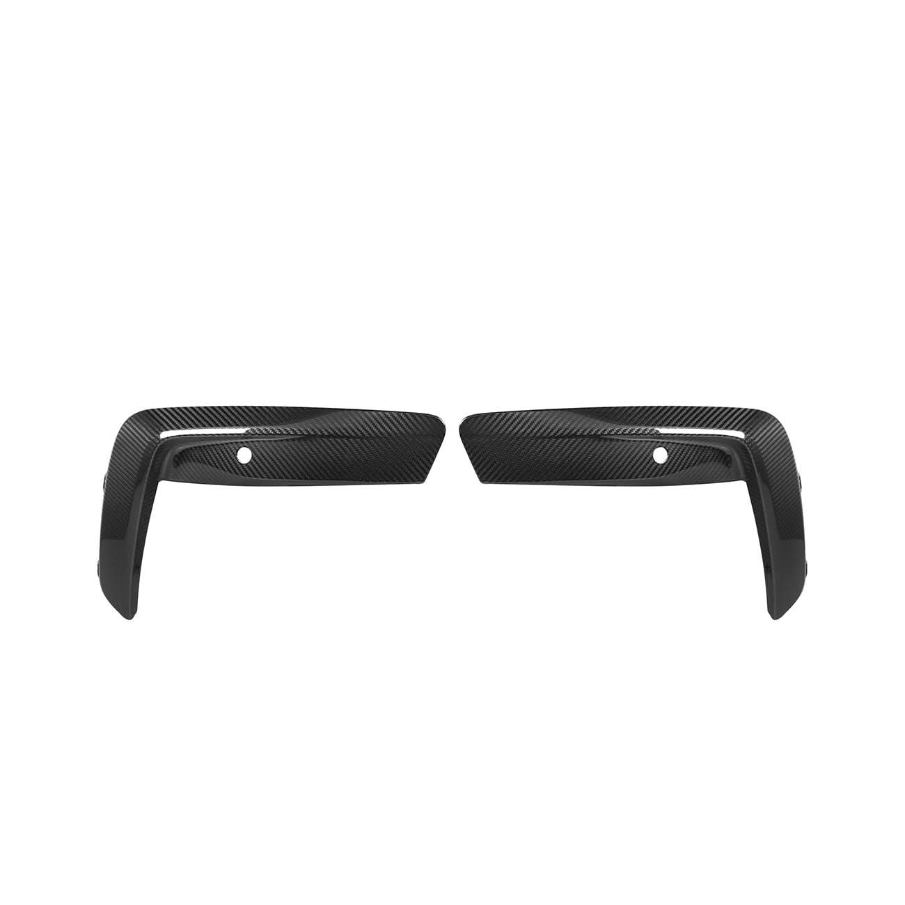 OEM Style Pre-Preg Carbon Fibre Front Bumper Trims for BMW F91 F92 F93 M8 20-Present - Carbon Factory