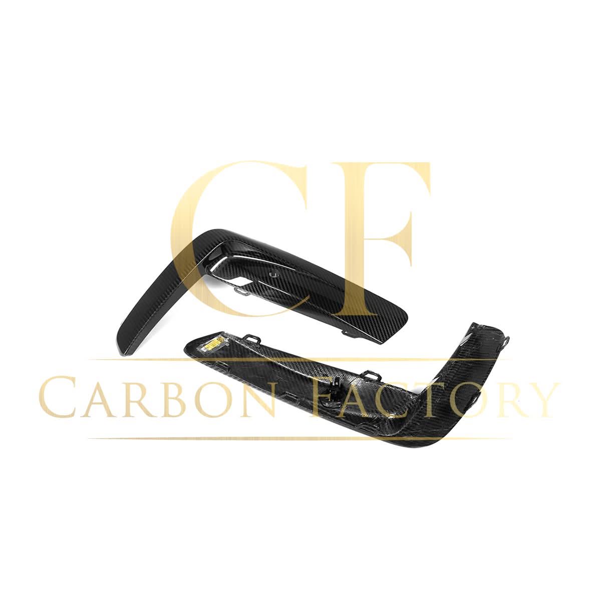 OEM Style Pre-Preg Carbon Fibre Front Bumper Trims for BMW F91 F92 F93 M8 20-Present - Carbon Factory