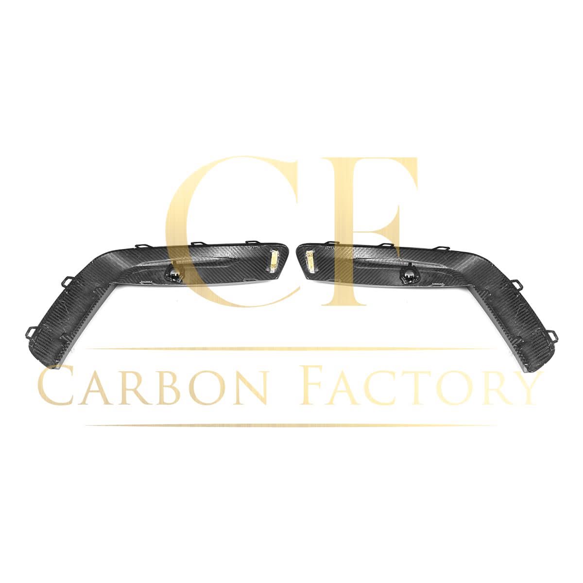 OEM Style Pre-Preg Carbon Fibre Front Bumper Trims for BMW F91 F92 F93 M8 20-Present - Carbon Factory