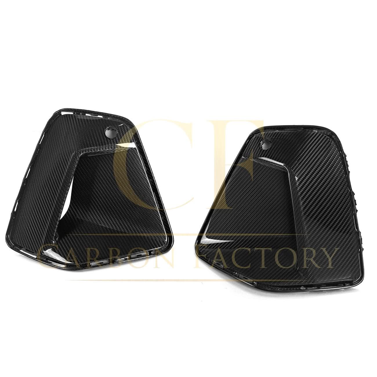 OEM Style Pre-Preg Carbon Fibre Front Side Vent Trims for BMW G60 5 Series 24-Present - Carbon Factory