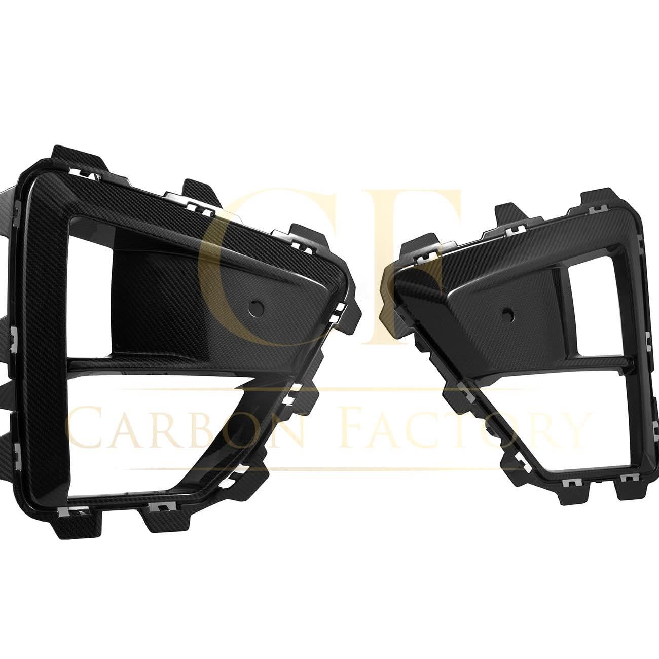 OEM Style Pre-Preg Carbon Fibre Front Trim for BMW F95 F96 X5M X6M LCI 24-Present - Carbon Factory