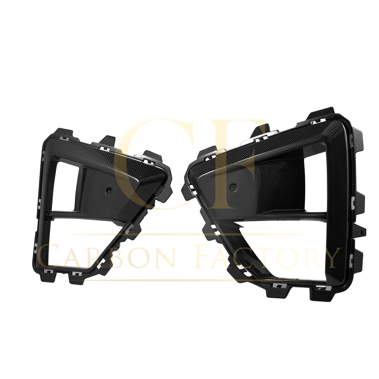OEM Style Pre-Preg Carbon Fibre Front Trim for BMW F95 F96 X5M X6M LCI 24-Present - Carbon Factory