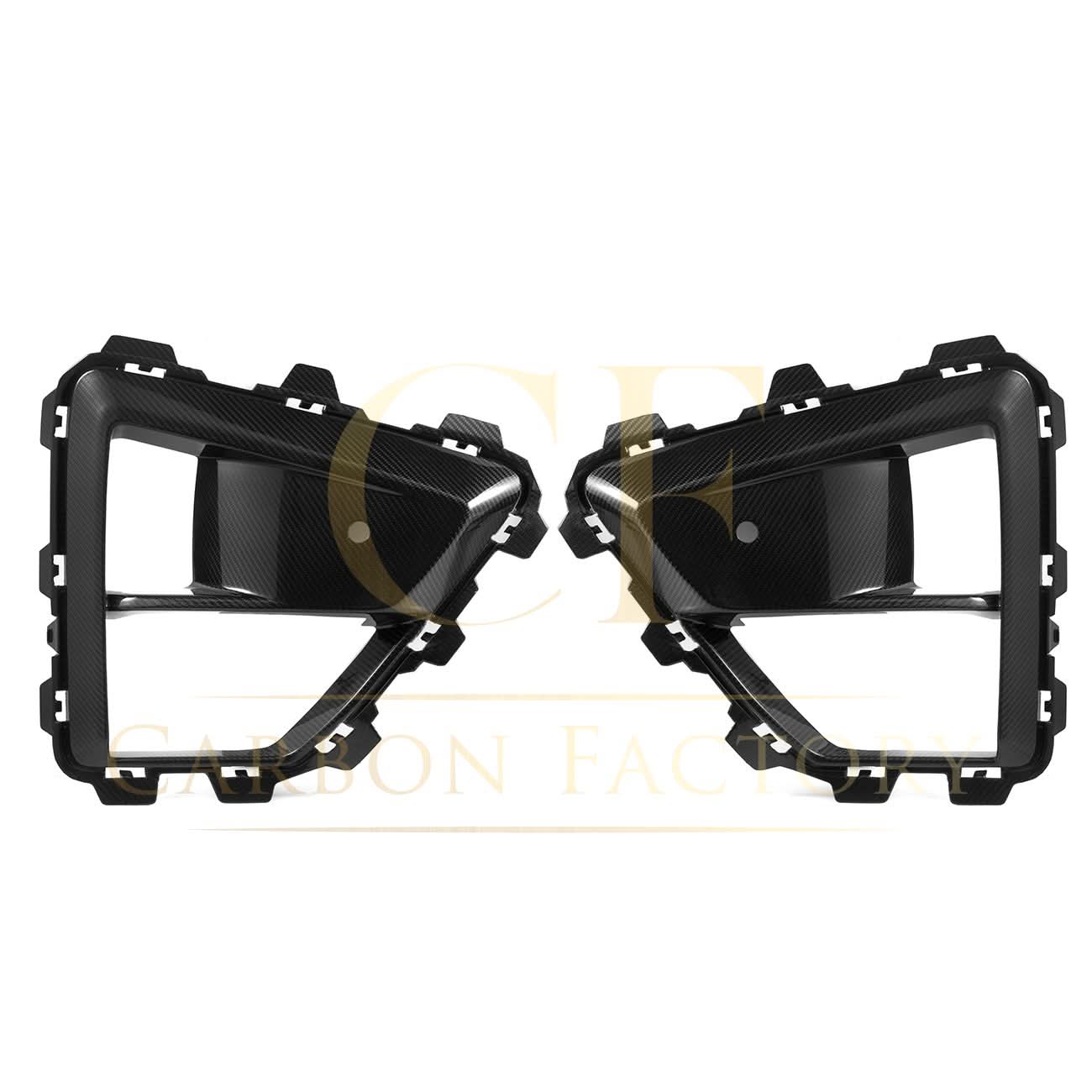 OEM Style Pre-Preg Carbon Fibre Front Trim for BMW F95 F96 X5M X6M LCI 24-Present - Carbon Factory