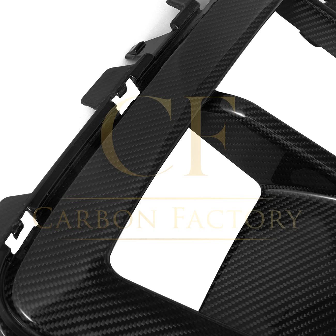 OEM Style Pre-Preg Carbon Fibre Front Trim for BMW F95 F96 X5M X6M LCI 24-Present - Carbon Factory