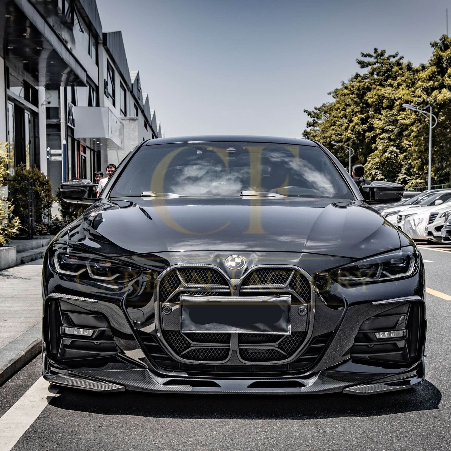 Pre-Preg Carbon Fibre Front Bumper Trims for BMW 4 Series G22 G23 20-Present - Carbon Factory