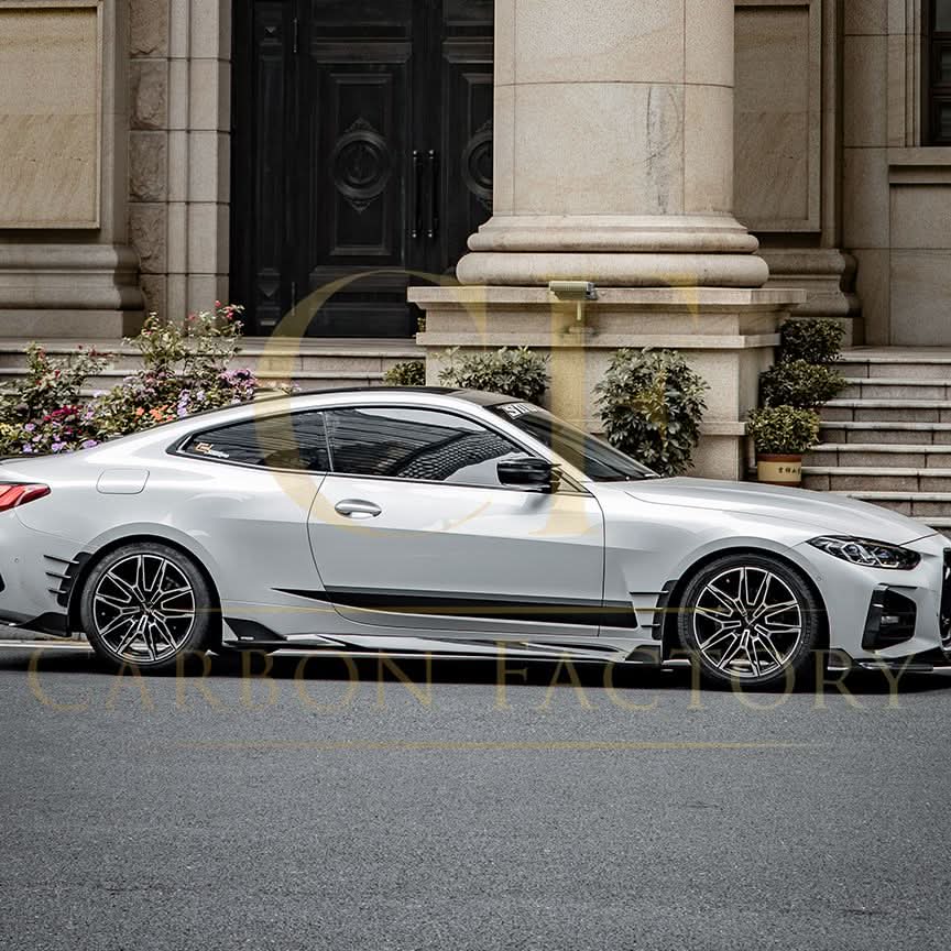 Pre-Preg Carbon Fibre Front Fender Trims for BMW 4 Series G22 G23 20-Present - Carbon Factory