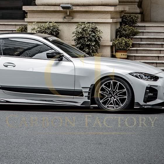 Pre-Preg Carbon Fibre Front Fender Trims for BMW 4 Series G22 G23 20-Present - Carbon Factory