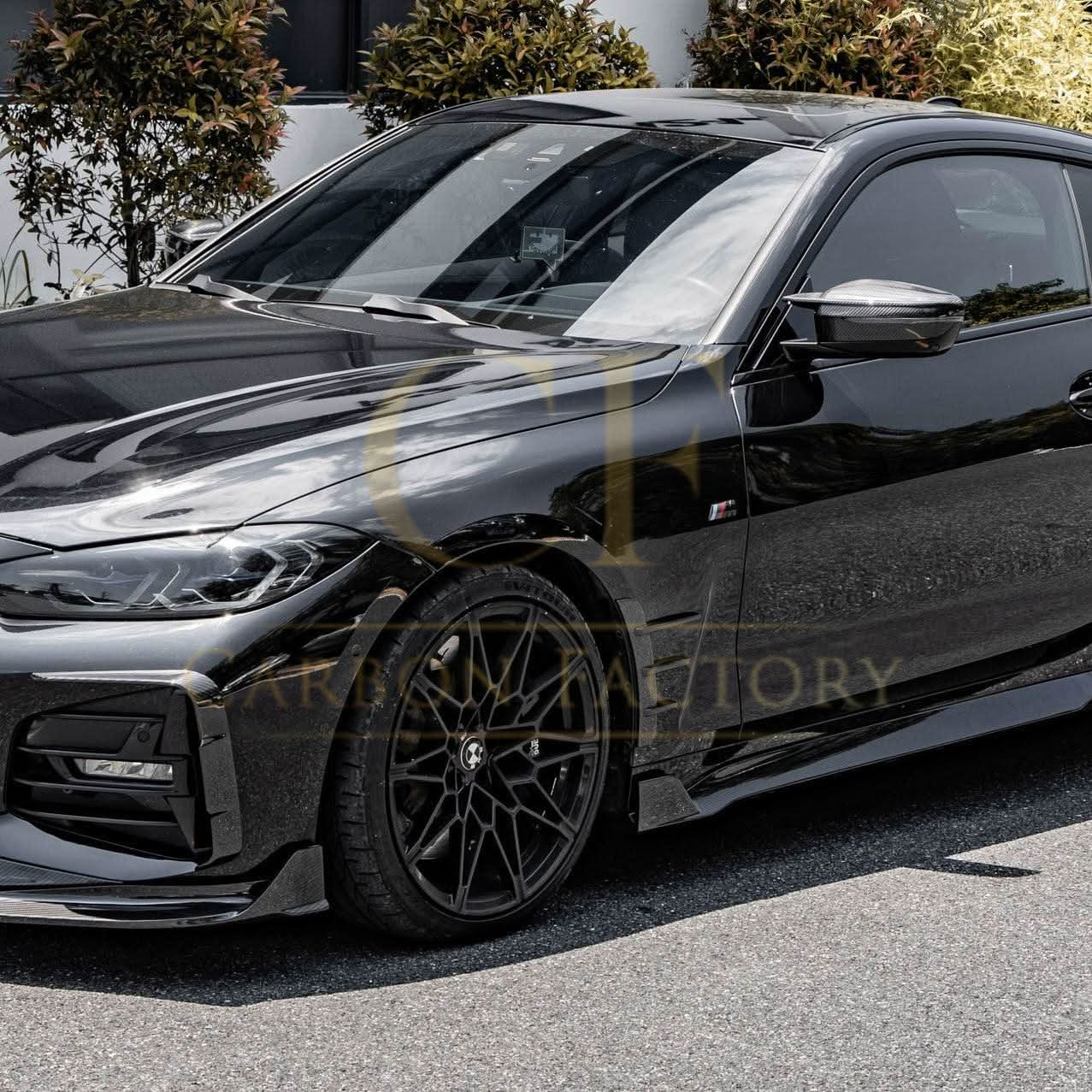 Pre-Preg Carbon Fibre Front Fender Trims for BMW 4 Series G22 G23 20-Present - Carbon Factory