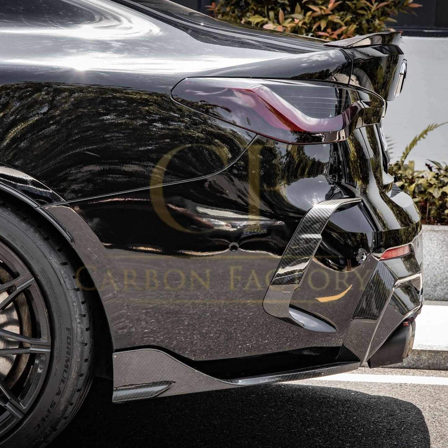 Pre-Preg Carbon Fibre Rear Bumper Trims for BMW 4 Series G22 G23 20-Present - Carbon Factory