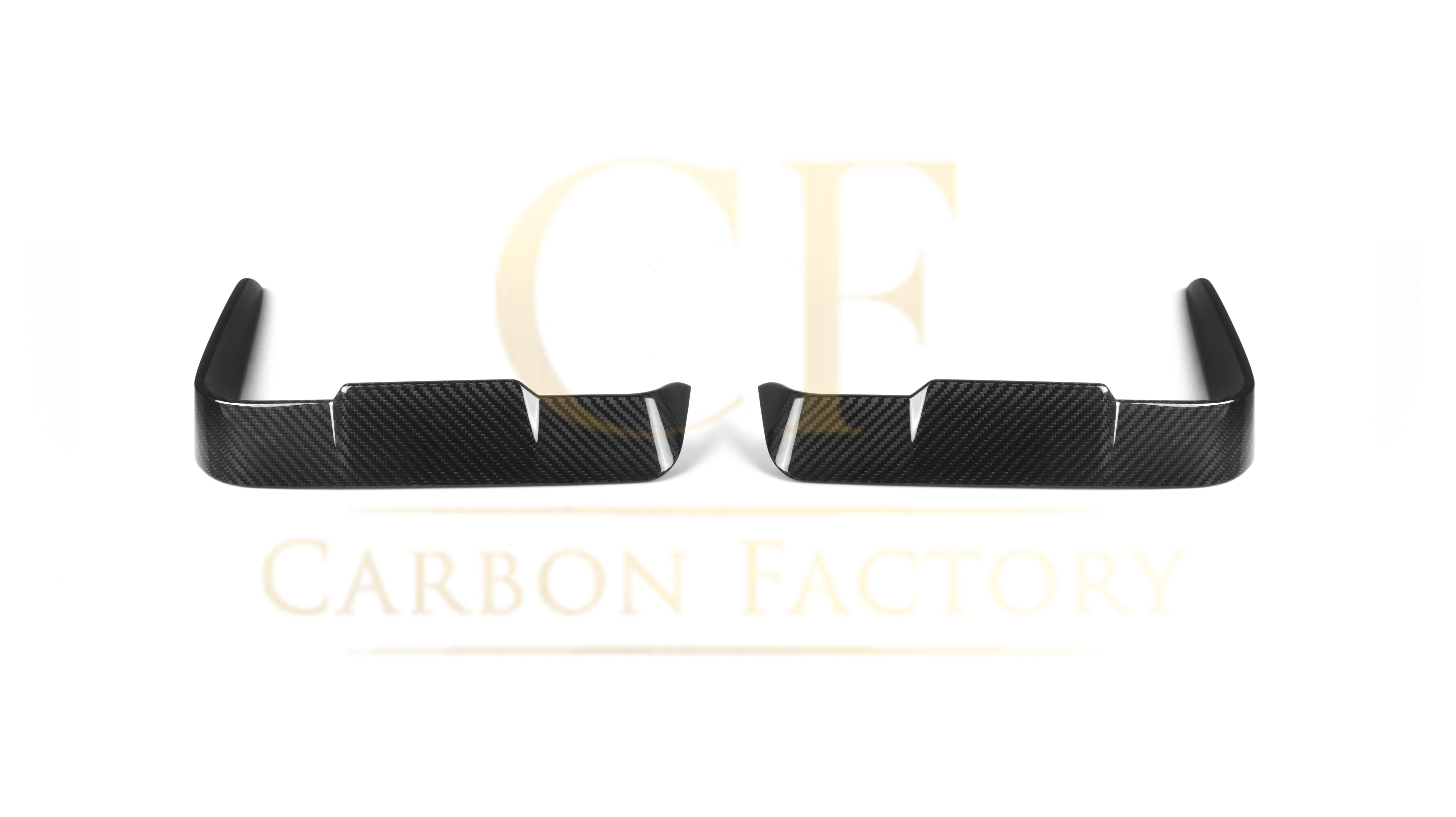 Pre-Preg Carbon Fibre Rear Bumper Trims for BMW 4 Series G22 G23 20-Present - Carbon Factory