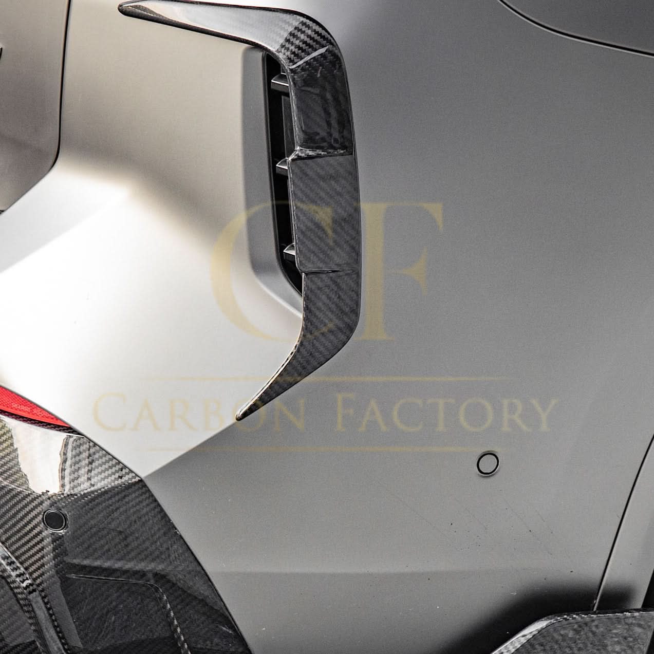Pre-Preg Carbon Fibre Rear Canards for BMW G01 X3 LCI G08 IX3 22-25 - Carbon Factory