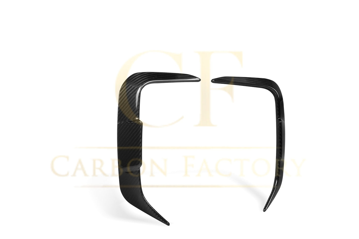 Pre-Preg Carbon Fibre Rear Canards for BMW G01 X3 LCI G08 IX3 22-25 - Carbon Factory