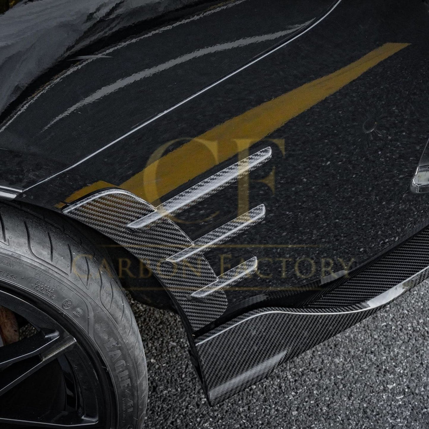 Pre-Preg Carbon Fibre Rear Fender Trims for BMW 4 Series G22 G23 20-Present - Carbon Factory