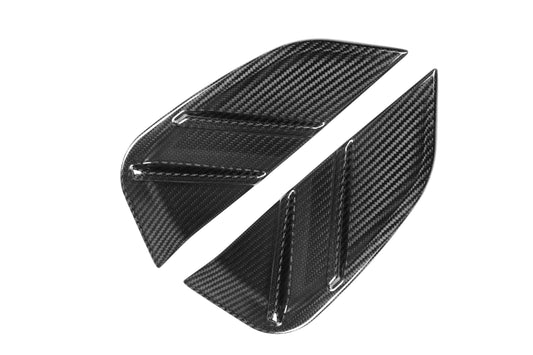 Pre-Preg Carbon Fibre Replacement Side Fender Trim for BMW G80 M3 21-Present - Carbon Factory