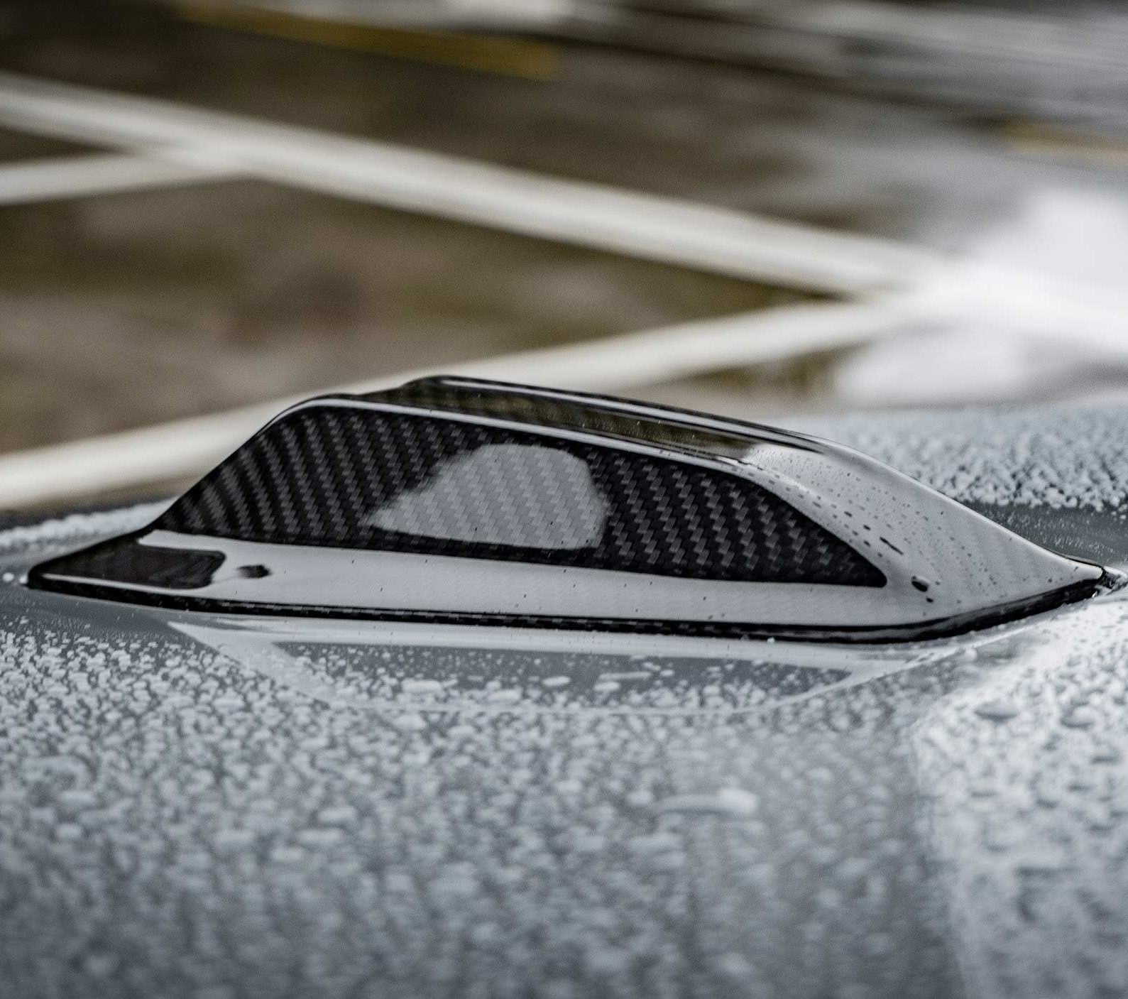 Pre-Preg Carbon Fibre Shark Fin Antenna Cover for BMW G26 4 Series Gran Coupe i4 21-25 - Carbon Factory