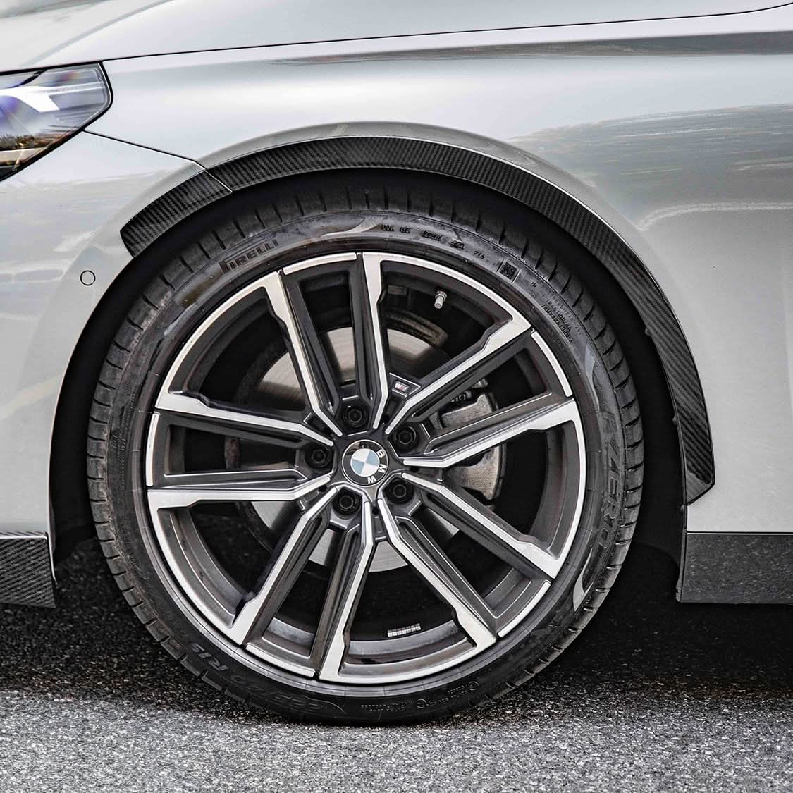 Pre-Preg Carbon Fibre Wheel Arch Trims for BMW 2 Series G42 Coupe 21-Present - Carbon Factory