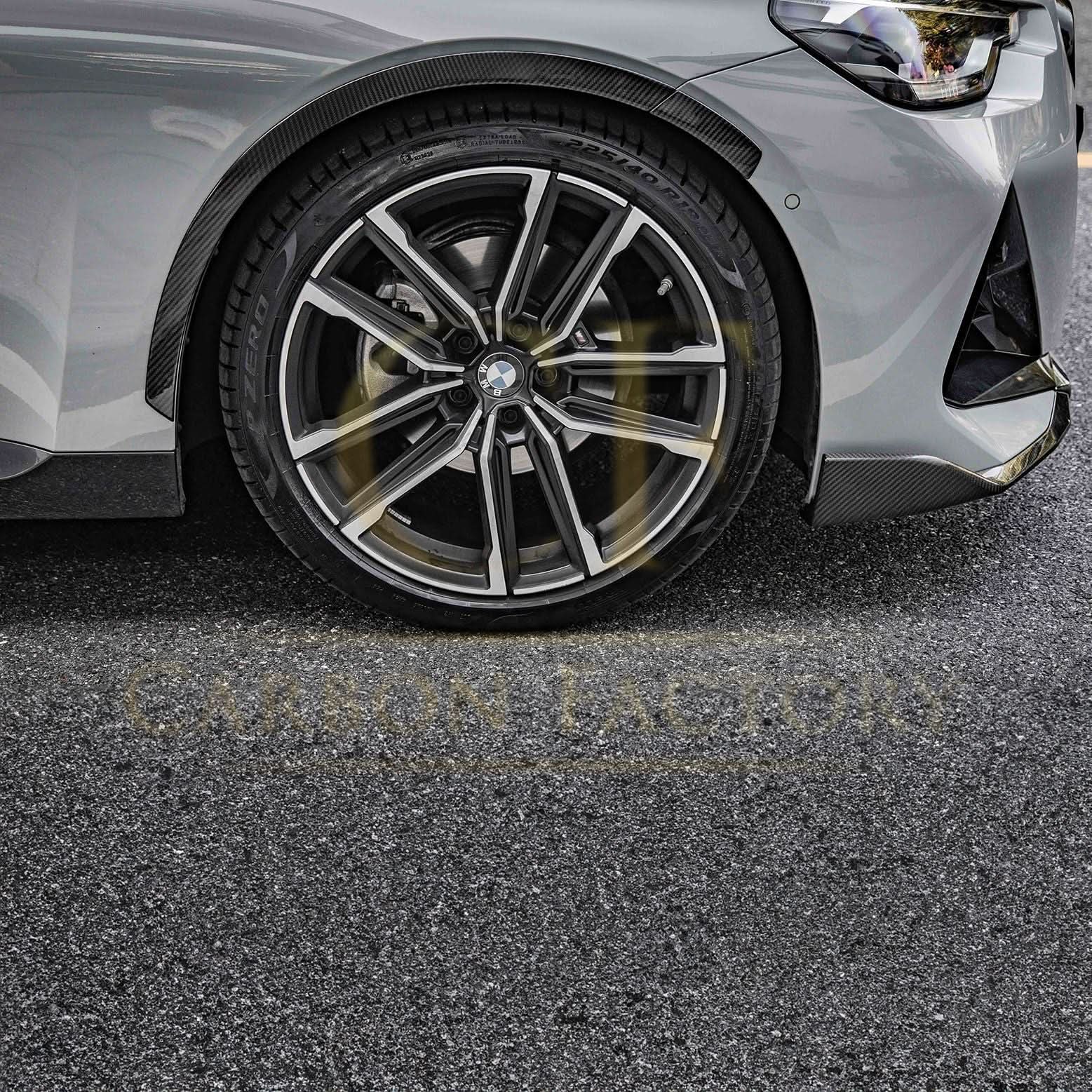 Pre-Preg Carbon Fibre Wheel Arch Trims for BMW 2 Series G42 Coupe 21-Present - Carbon Factory