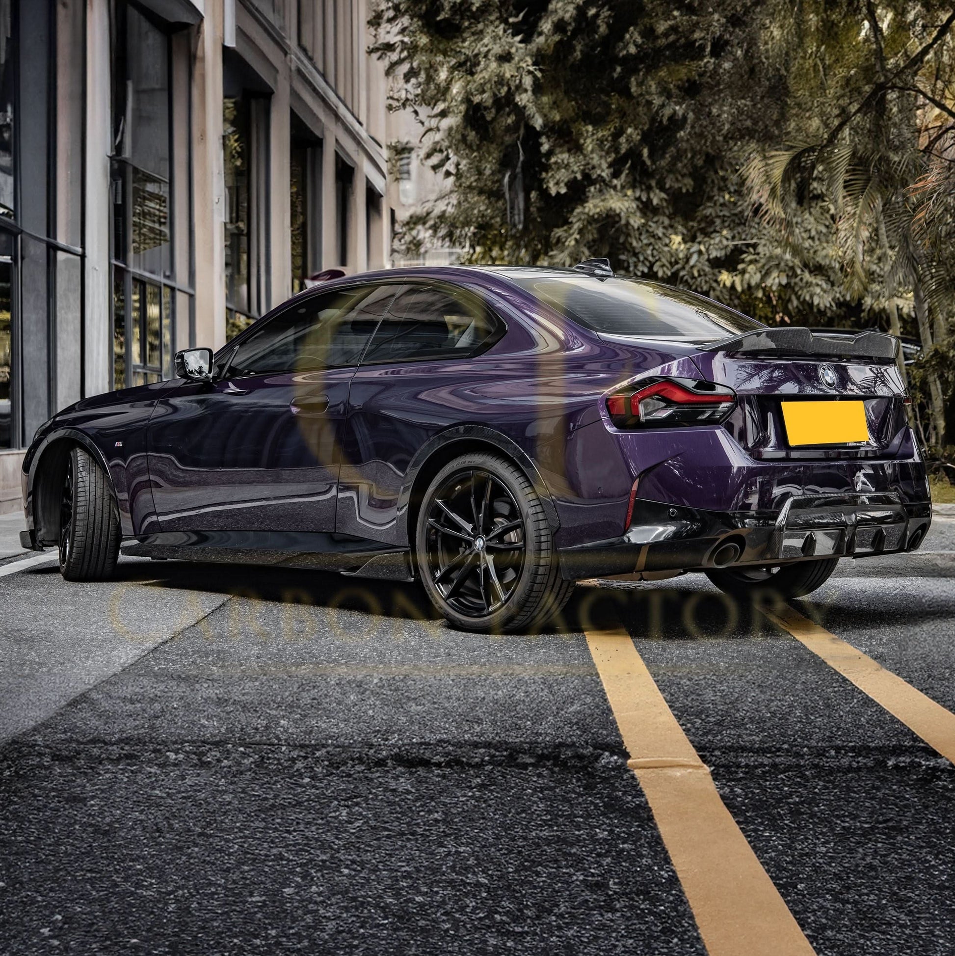 Pre-Preg Carbon Fibre Wheel Arch Trims for BMW 2 Series G42 Coupe 21-Present - Carbon Factory