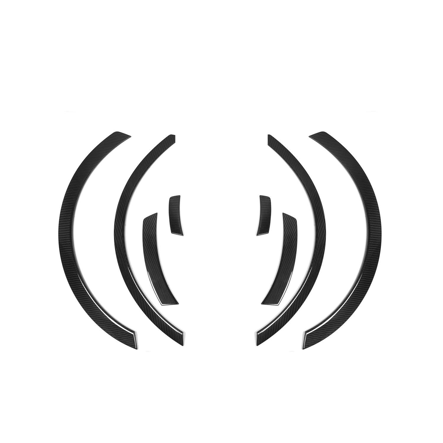 Pre-Preg Carbon Fibre Wheel Arch Trims for BMW 2 Series G42 Coupe 21-Present - Carbon Factory