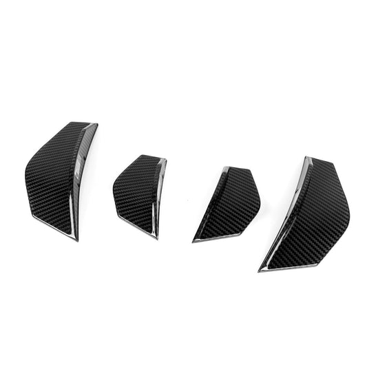 SQ Style Pre-Preg Carbon Fibre Front Bumper Canards for BMW F87 M2 13-17 - Carbon Factory
