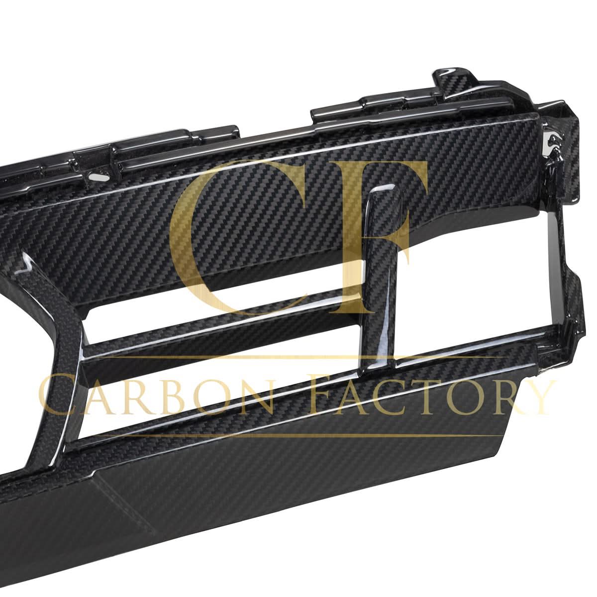 SQ Style Pre-Preg Carbon Fibre Front Centre Trims for BMW G05 X5 LCI 23-25 - Carbon Factory