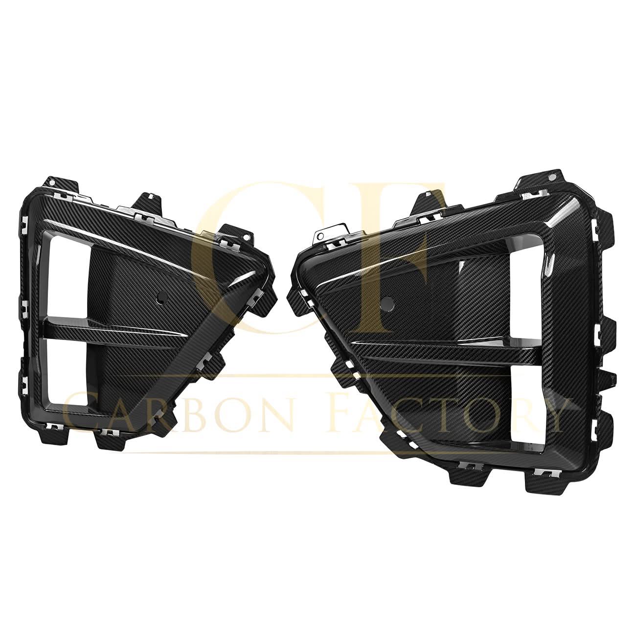 SQ Style Pre-Preg Carbon Fibre Front Trim for BMW F95 F96 X5M X6M LCI 24-Present - Carbon Factory