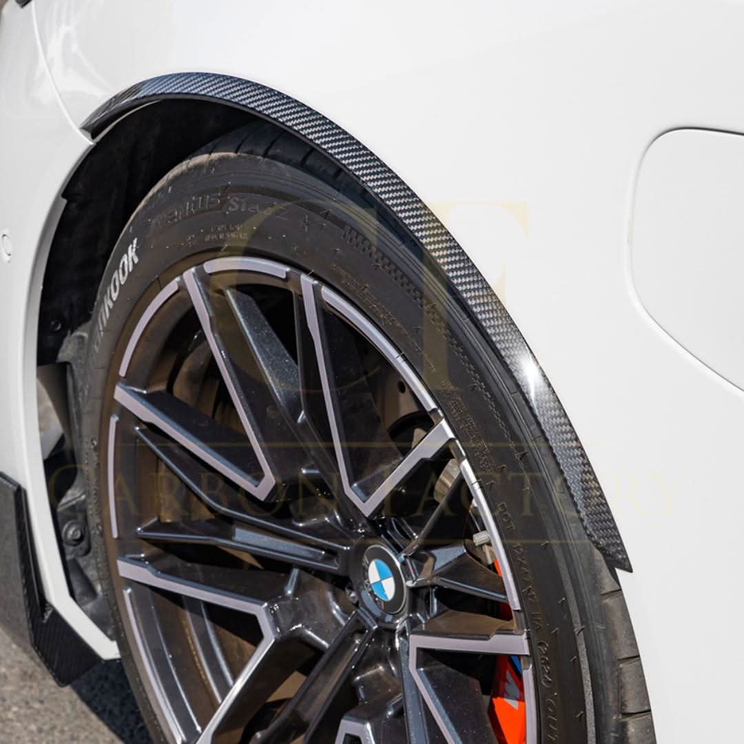 SQ Style Pre-Preg Carbon Fibre Front Wheel Arch Trims for BMW G90 G99 M5 2025-Present - Carbon Factory