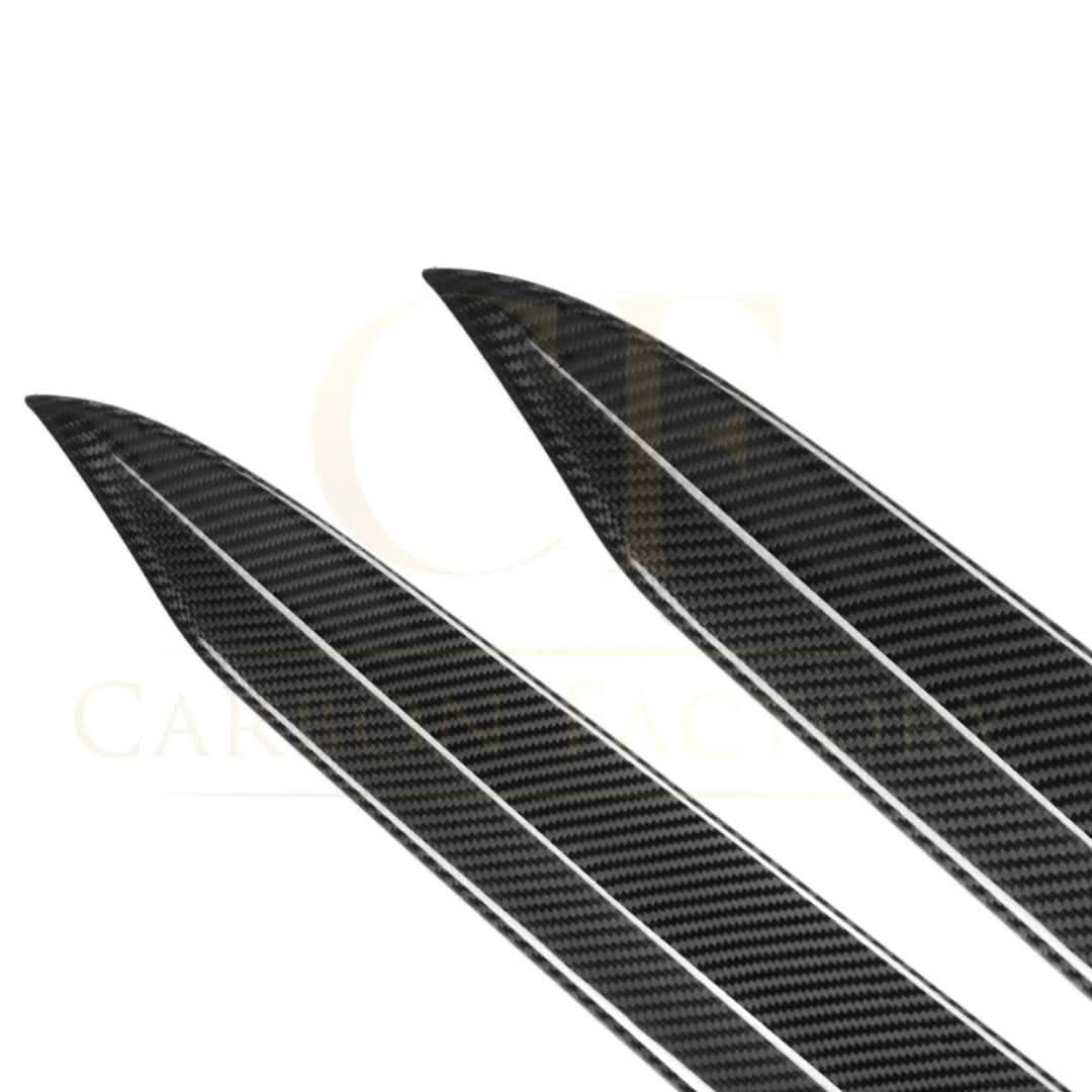 SQ Style Pre-preg Carbon Fibre Rear Bumper Trims for BMW G06 X6 F96 X6M 20-Present - Carbon Factory