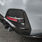 SQ Style Pre-Preg Carbon Fibre Rear Bumper Trims for BMW G26 4 Series Gran Coupe 21-24 - Carbon Factory