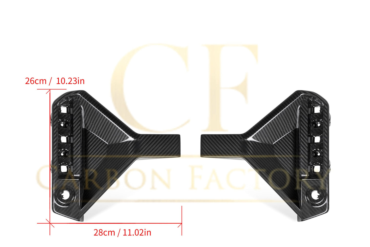 SQ Style Pre-Preg Carbon Fibre Rear Bumper Trims for BMW G87 M2 23-Present - Carbon Factory