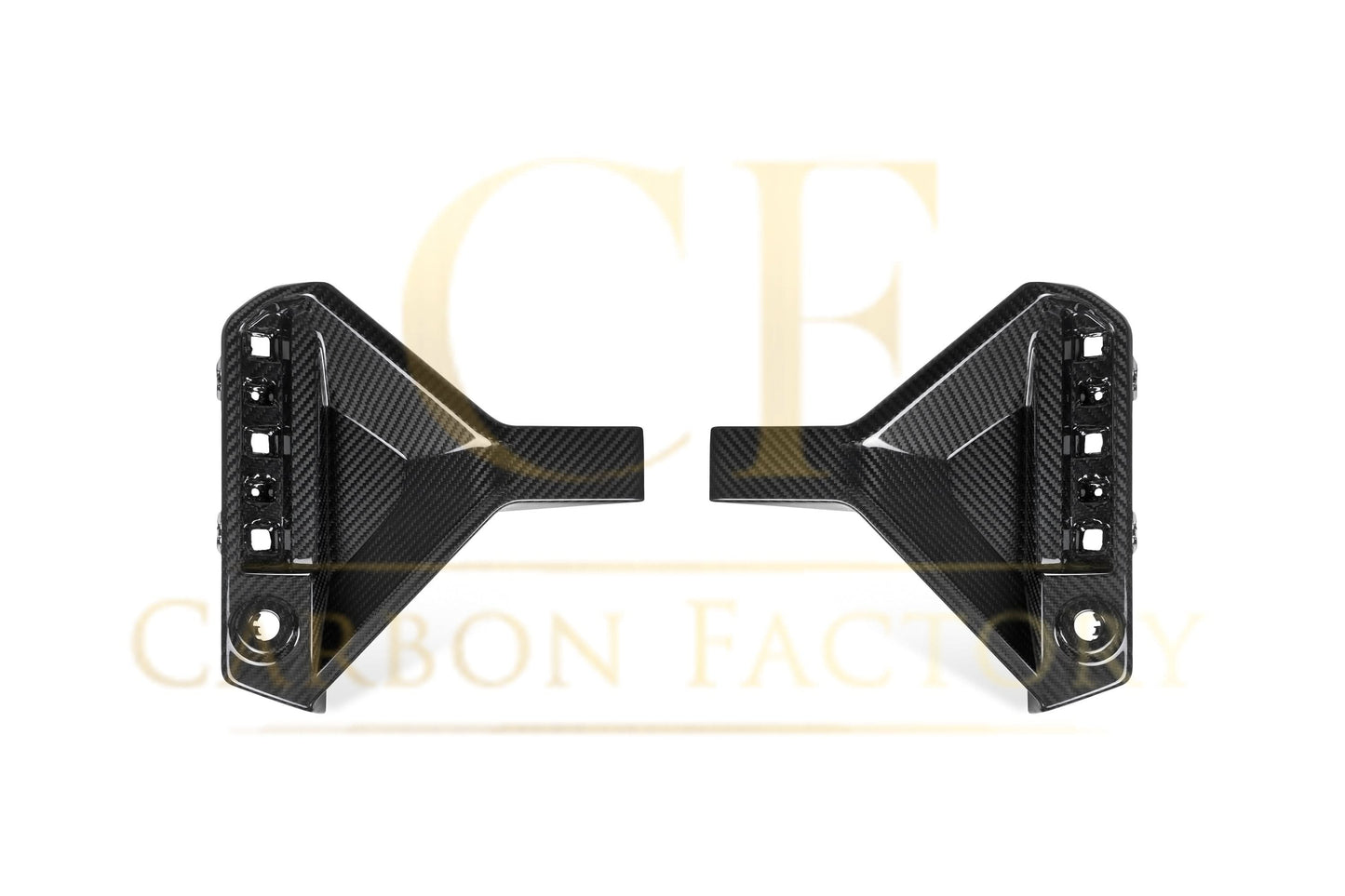 SQ Style Pre-Preg Carbon Fibre Rear Bumper Trims for BMW G87 M2 23-Present - Carbon Factory