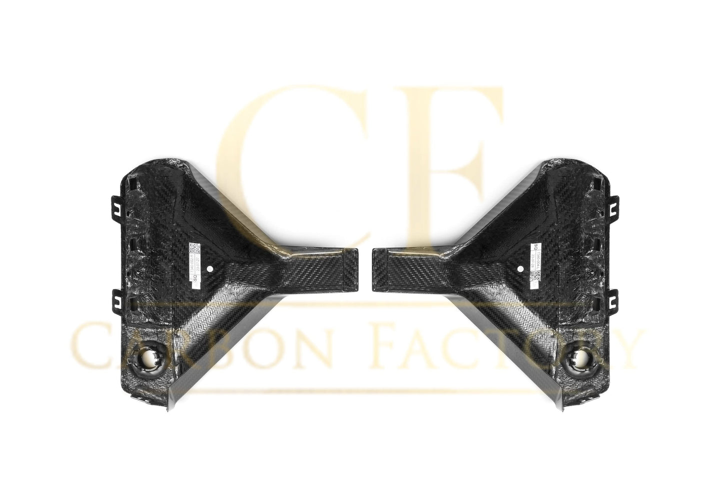 SQ Style Pre-Preg Carbon Fibre Rear Bumper Trims for BMW G87 M2 23-Present - Carbon Factory