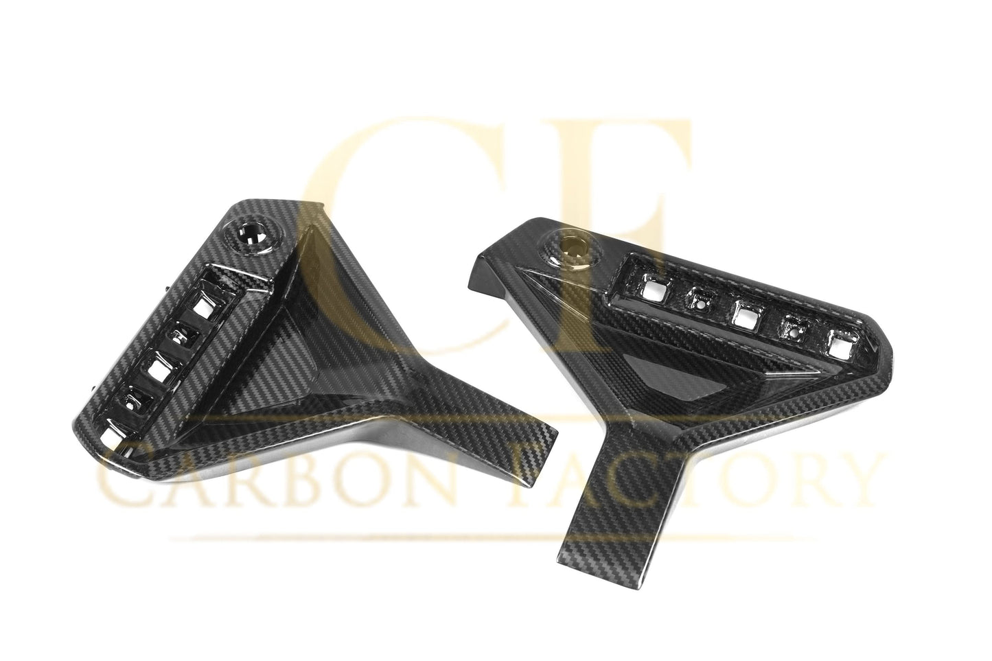 SQ Style Pre-Preg Carbon Fibre Rear Bumper Trims for BMW G87 M2 23-Present - Carbon Factory