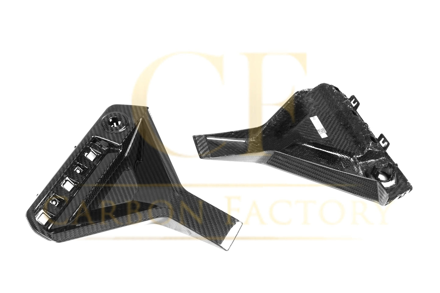 SQ Style Pre-Preg Carbon Fibre Rear Bumper Trims for BMW G87 M2 23-Present - Carbon Factory