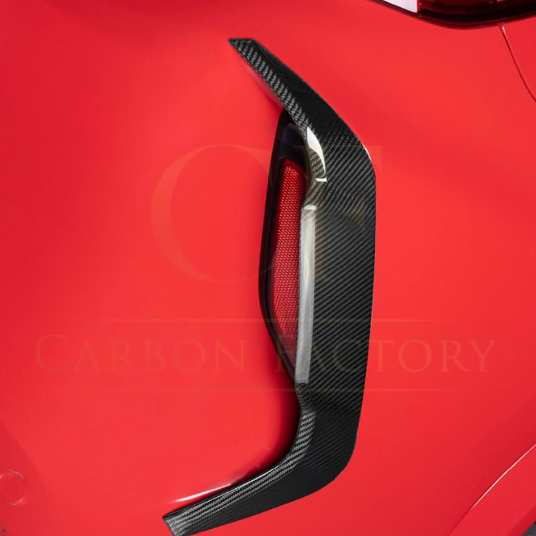 SQ Style Pre-preg Carbon Fibre Rear Side Trims for BMW F96 X6M 20-Present - Carbon Factory