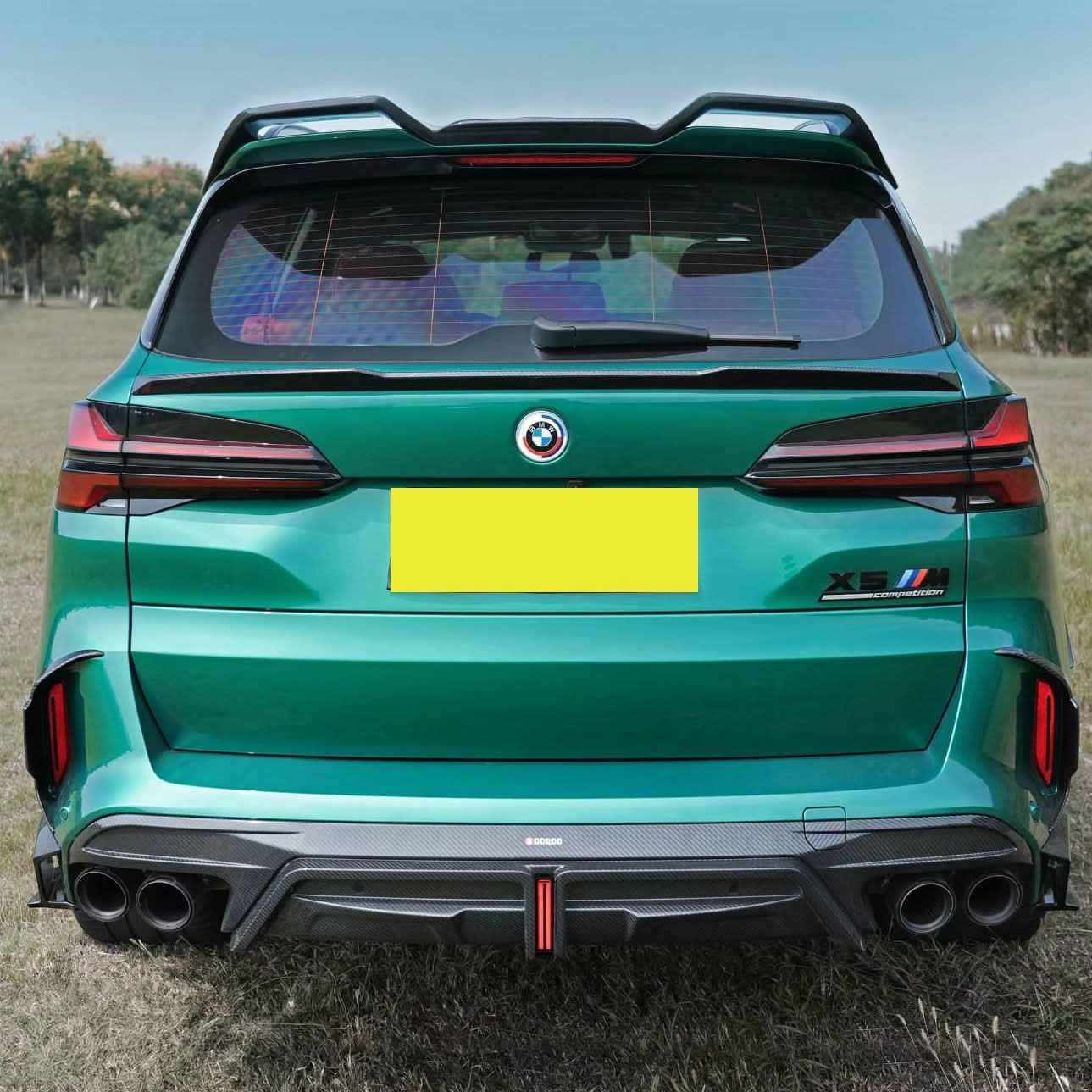 SQ Style Pre-Preg Carbon Fibre Rear Trim for BMW F95 X5M 20-Present - Carbon Factory