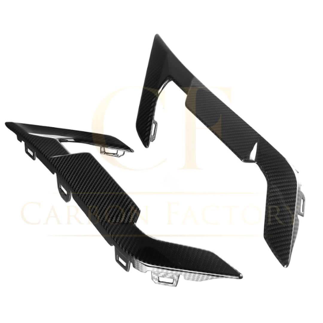 SQ Style Pre-preg Carbon Fibre Side Fender Trims for BMW F96 LCI X6M 20-Present - Carbon Factory