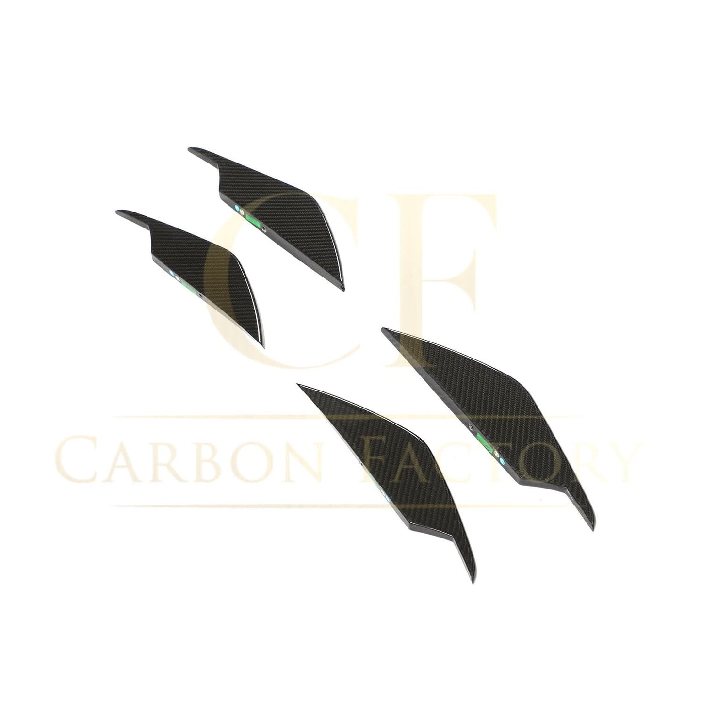 V Style Pre-Preg Carbon Fibre Front Canards for BMW G80 M3 G82 G83 M4 21-Present - Carbon Factory