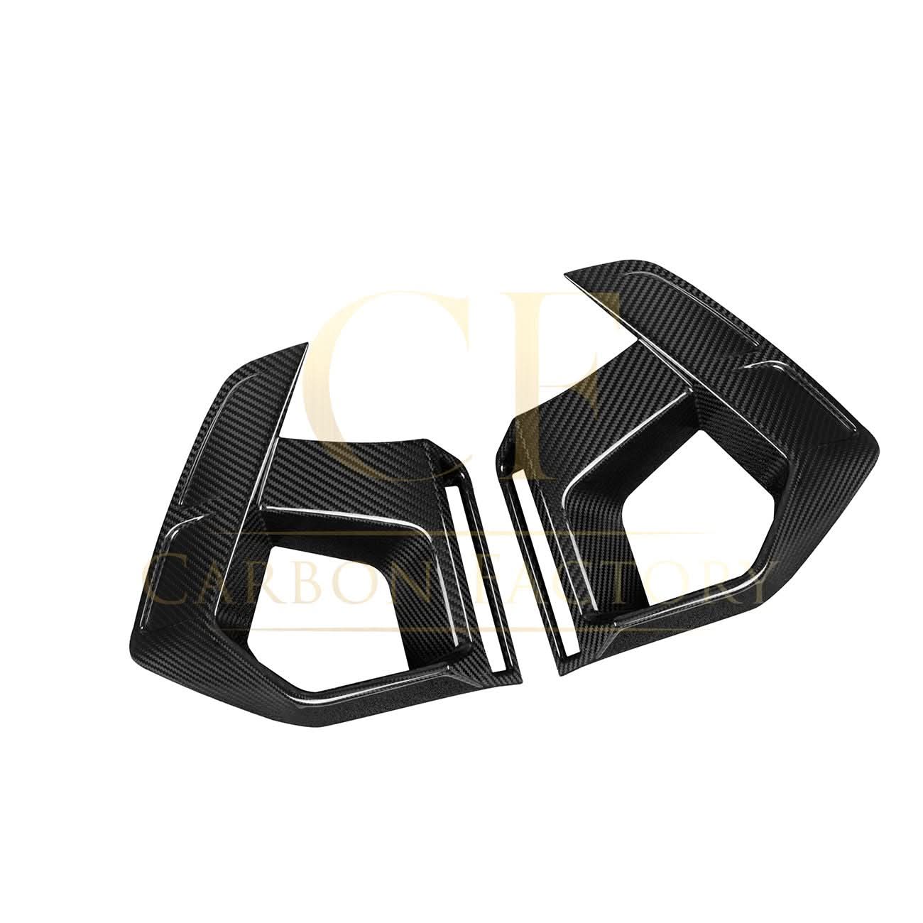 V Style Pre-Preg Carbon Fibre Front Induction Trims for BMW F97 X3M F98 X4M LCI 22-24 - Carbon Factory